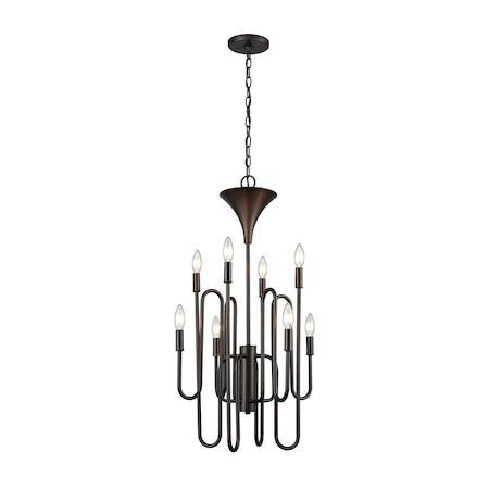 Decatur 8-Light Chandelier In Oil Rubbed Bronze